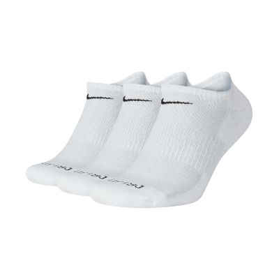 4. Nike Everyday Plus Cushioned Socks 3 Pairs White SX6889 100