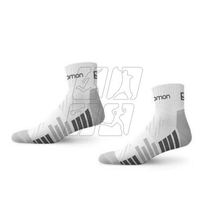 Salomon Active Socks 2-pack 16022-WHITE/GREY