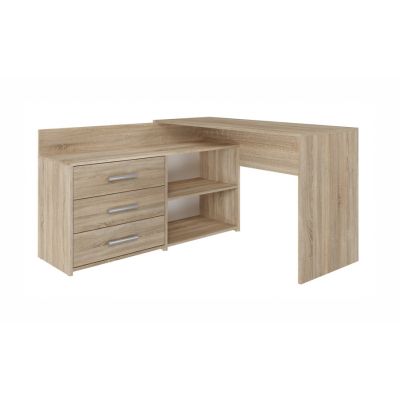 5. Corner desk + chest of drawers DANY 120x50xH76 sonoma