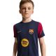 4. Nike FC Barcelona Strike Kids T-Shirt Navy Blue and Burgundy II3237 401