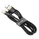5. Baseus Cafule USB-A / Lightning 2A QC 3.0 cable 3 m - black and gold