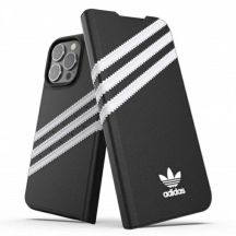 Adidas OR Booklet Case PU for iPhone 13 Pro / iPhone 13 - Black and White
