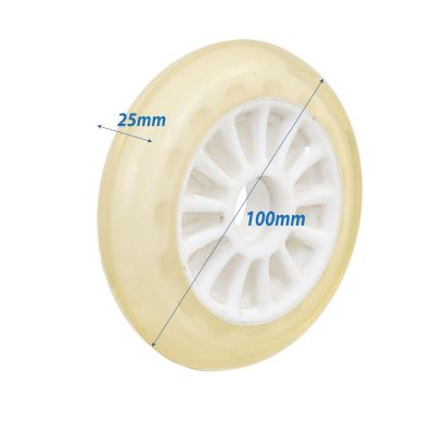 2. PU SCOOTER WHEEL 100MM WHITE