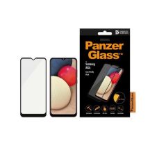 PanzerGlass E2E Super+ antibacterial tempered glass for Samsung Galaxy A02s - with black frame