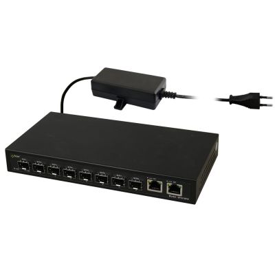 PULSAR SFG10F8 optical switch (8xSFP, 2xRJ45)