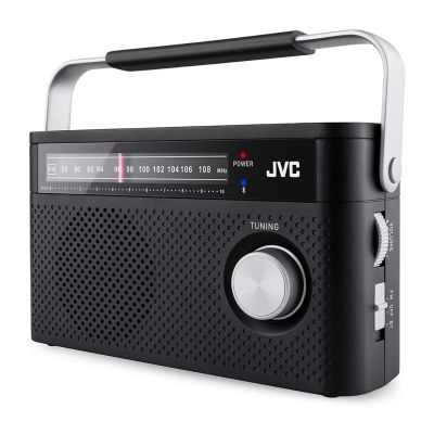 2. JVC Portable Radio RA-E315B Black