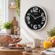 10. ESPERANZA WALL CLOCK ZURICH BLACK EHC013K