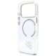 7. Karl Lagerfeld IML KL Script Logo MagSafe Case for iPhone 17 Pro - Clear