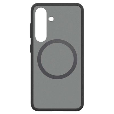 2. Spigen Capella GP-FPS931PGBJW Silicone Case with MagFit Magnetic Ring for Samsung Galaxy S25 - Black