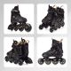 19. Meteor M 34-38 Buzzy Roller Skates Black/Gold
