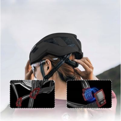 2. Rockbros bike helmet 10110039012 black L (58-62)