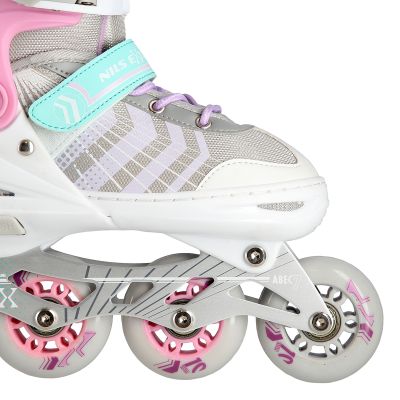 8. NH18192 4in1 PINK SIZE S(29-33) ROLLER SKATING WITH HOCKEY SLEEVE NILS EXTREME