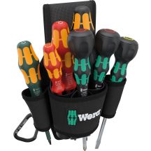 Belt pouch SET 3 9622+ SCREWDRIVERS, 8 PCS