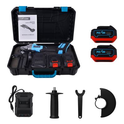 8. EXTRALINK POWERLINK AG803 Cordless Grinder with Handle, 8500RPM, 2x4Ah, PWL-AG803