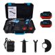 8. EXTRALINK POWERLINK AG803 Cordless Grinder with Handle, 8500RPM, 2x4Ah, PWL-AG803