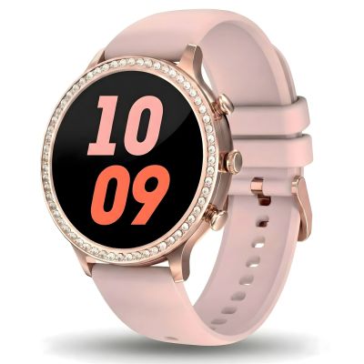 5. Smartwatch Gravity Rose Gold Strap and Bracelet GT5-5