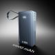 9. Powerbank SBS 10000 mAh 20W with built-in USB-C cable and digital display - dark gray