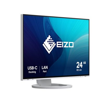 8. EIZO FlexScan EV2495-WT Monitor - 61.2 cm (24.1") - 1920 x 1200 pixels - WUXGA - LED - 5 ms - White