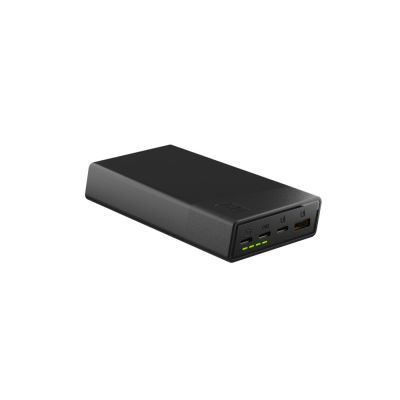 2. GREEN CELL POWERBANK POWERPLAY 20S BLACK 20000MAH 22.5W 3X USB-C PD 1X USB-A