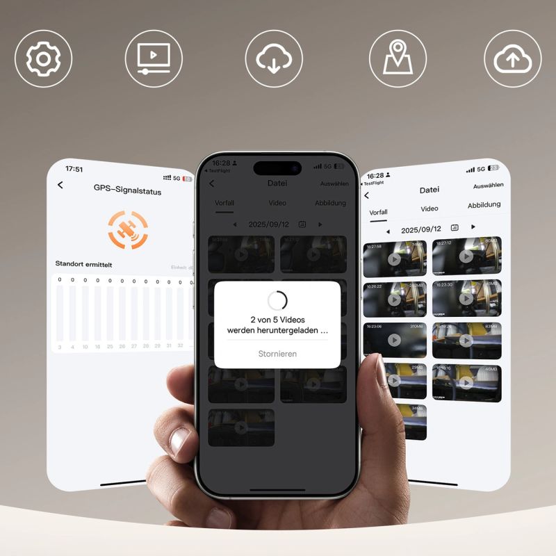 7. Baseus PrimeTrip VD1 Pro Car DVR 4K+1080p with Battery - Black