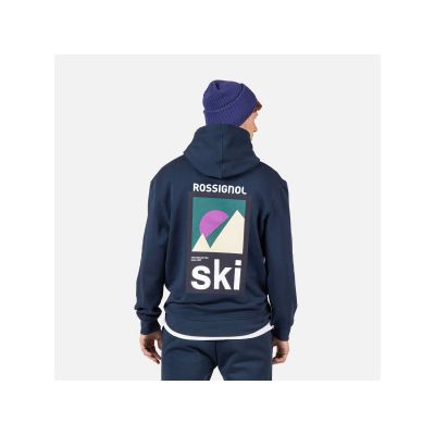 3. Men's sweatshirt ROSSIGNOL WATERFALL H RELAX SWEATSHIRT navy blue