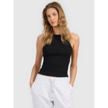 Women's slim ribbed knit top 4F 4FRAW25TSLEF310-20S