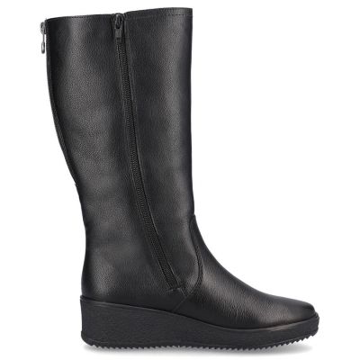 38. Rieker W RKR237B Leather Waterproof Boots Lined with Lambswool