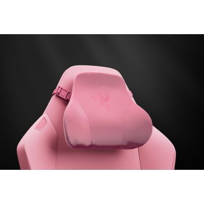 4. Razer Iskur V2 NewGen Gaming Chair Upholstered Seat Pink