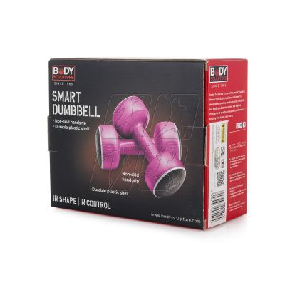 6. Dumbbell Body Sculpture SMART 2x1,5 kg BW 108 pink