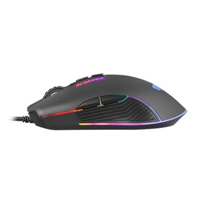 5. FURY SCRAPPER 6400DPI RGB GAMING MOUSE NFU-1699
