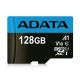 Memory card with ADATA Premier AUSDX128GUICL10A1-RA1 adapter (128GB; Class 10; + adapter)