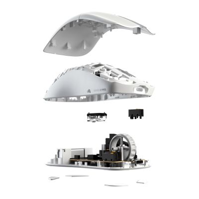 3. Glorious Series 2 PRO Wireless Gaming Mouse - White