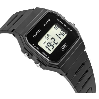 3. CASIO Unisex Watch F-91WB-1AVDF + BOX