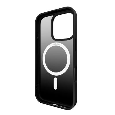 2. Puro Gradient MagSafe Silicone Case for iPhone 16 Pro - Black