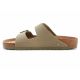 9. Birkenstock Rivet Logo Vegan Canvas Faded M 1023958 slippers