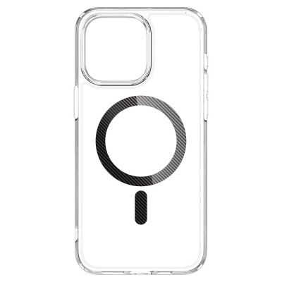 3. Spigen Ultra Hybrid Mag Case with MagSafe for iPhone 15 Pro - Gray