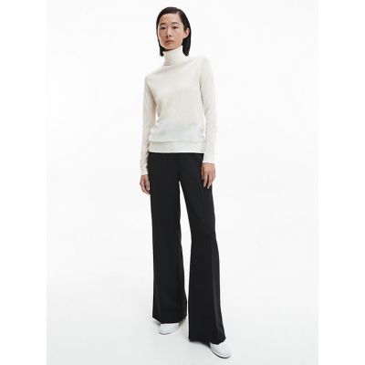 2. Calvin Klein Extra Fine Wool Roll Sweater Nk W K20K204770
