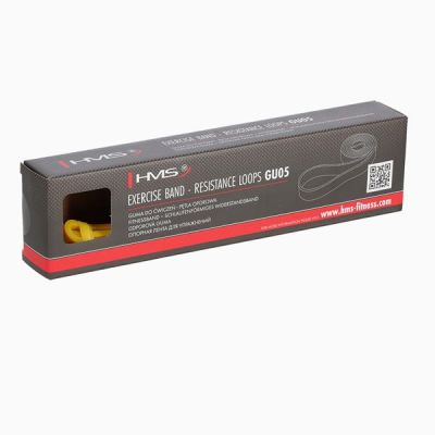 6. Exercise bands HMS GU05 YELLOW 6.4 x 4.5 x 2080 MM 17-33-020