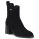 Black Women’s Leather Heeled Ankle Boots Filippo DBT8191