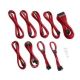 CableMod C-Series PRO ModMesh Cable Kit for RMi/RMx/RM (Black Label) - rot