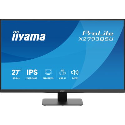 3. iiyama ProLite X2793QSU-B1 computer monitor 68.6 cm (27") 2560 x 1440 px Quad HD LED Black