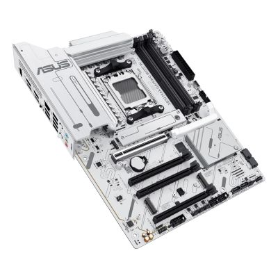 6. ASUS X870 MAX GAMING WIFI7 White Motherboard