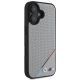 4. BMW M Perforated Tricolor Line MagSafe iPhone 16 Case - Gray