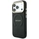 2. Guess Saffiano Peony & Ring MagSafe case for iPhone 17 Pro / 18 Pro - black