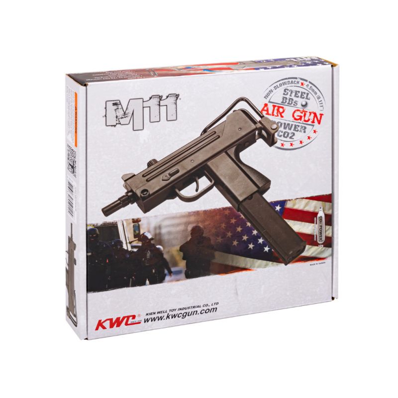 4. RANGER M11 MiniUZ1 KWC air pistol, cal. 4.5 BBs, 39 shots, CO2