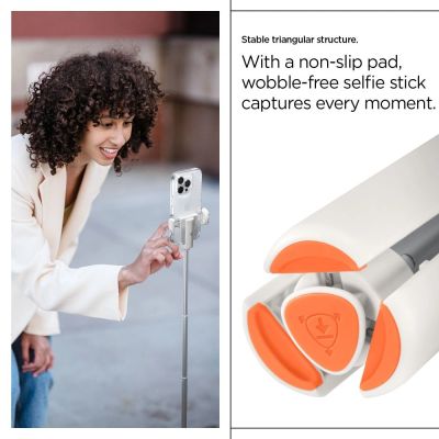 19. Spigen S541W Bluetooth Selfie Stick - White