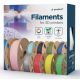 2. Flashforge Filament, flexible PLA | 3DP-PLA-FL-01-W | Diameter 1.75 mm, 1 kg/spool | White
