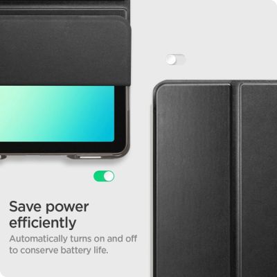 16. Spigen Smart Fold Case for Samsung Galaxy Tab A9+ / A11+ - Black