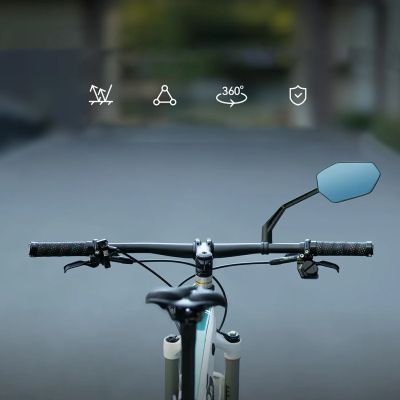 5. Rockbros F-253W Anti-Glare Carbon Fiber Arm Bicycle Mirror - Right
