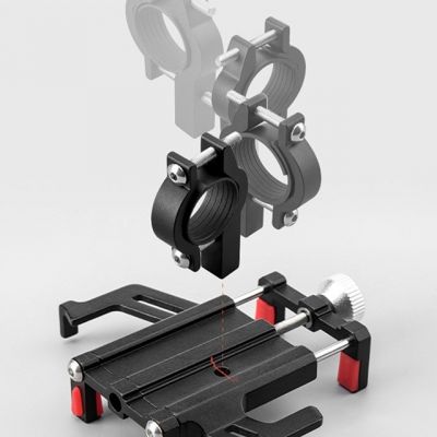 5. Rockbros 699-BK Aluminium Alloy Bicycle Phone Holder – Black